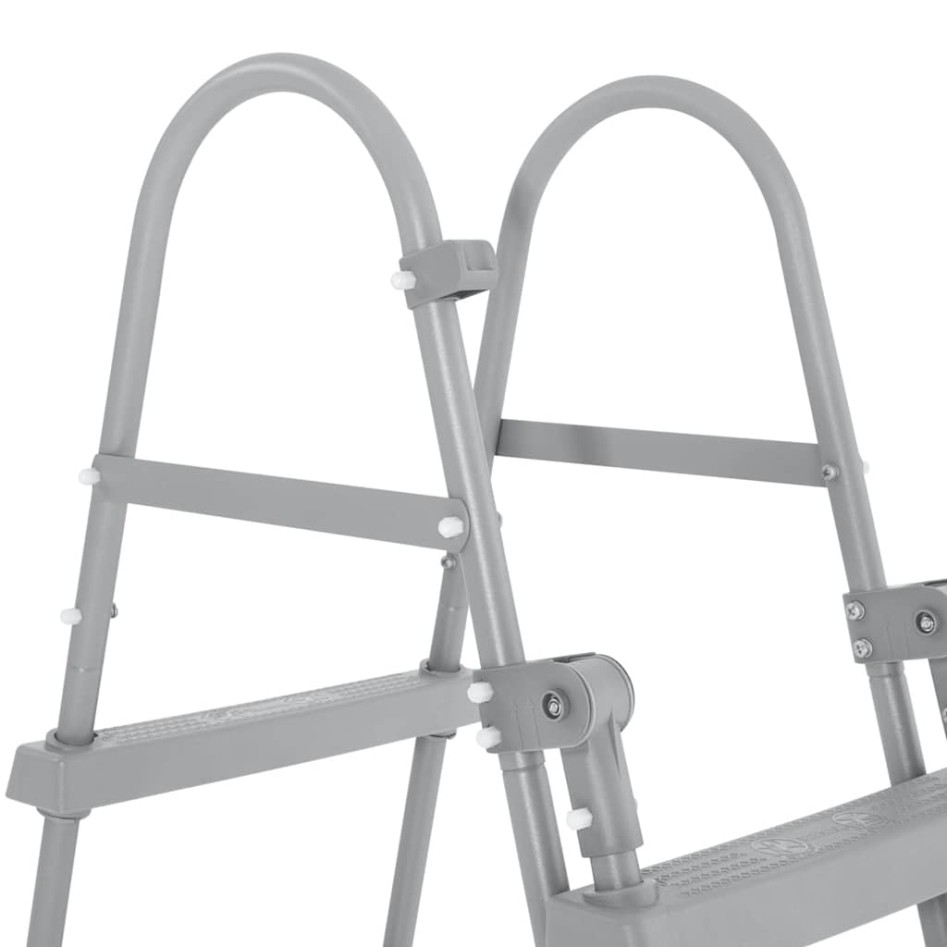Bestway Escalera de piscina de 4 escalones Flowclear 107