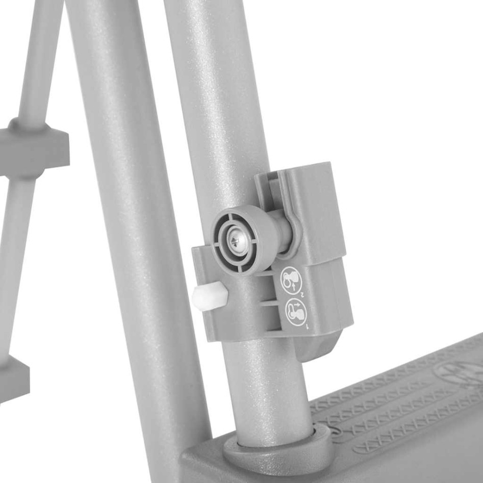 Bestway Escalera de piscina de 4 escalones Flowclear 107
