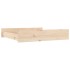 Cajones de cama 2 unidades madera maciza de