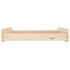 Cajones de cama 2 unidades madera maciza de