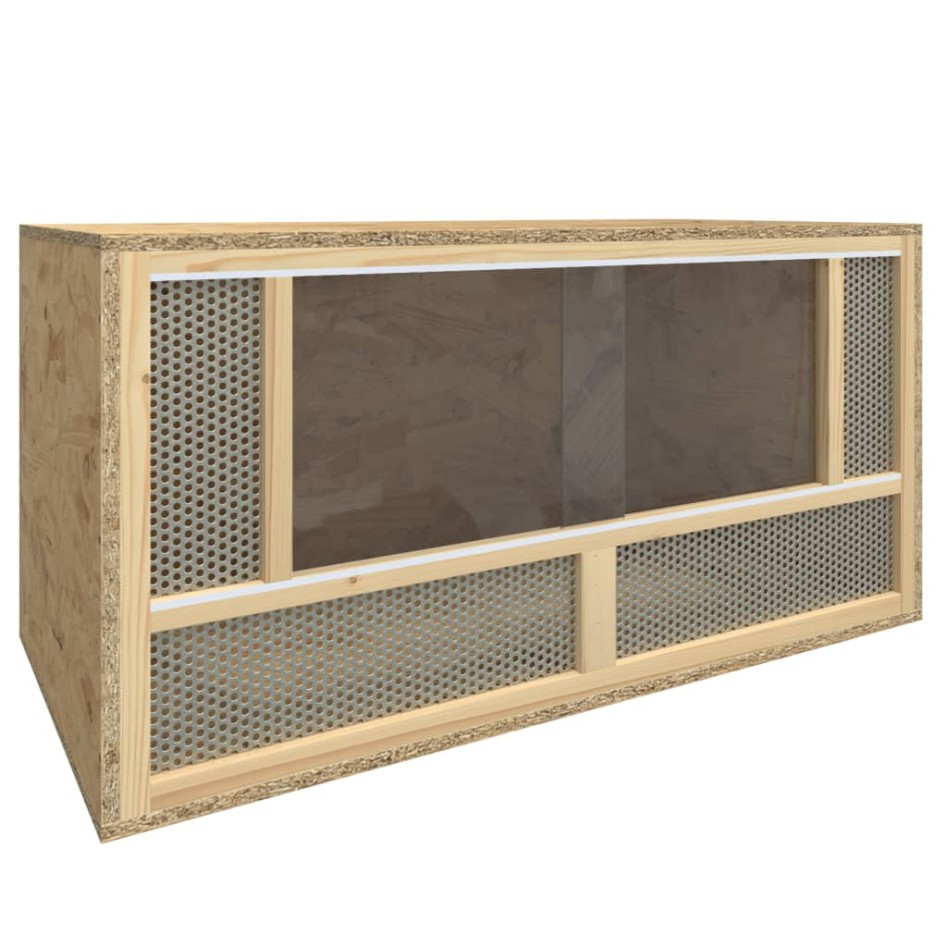 Terrario de madera contrachapada 80x40x40