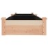 Jardinera arriate con forro madera maciza abeto 240x60x25