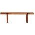 Estantes de pared 2 uds madera maciza de acacia 60x20x18