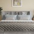Mueble cabecero color gris Sonoma 220x18,5x104,5