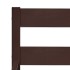 Estructura cama sin colchón madera pino marrón oscuro