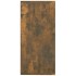 Aparador madera contrachapada color roble ahumado 88x30x65