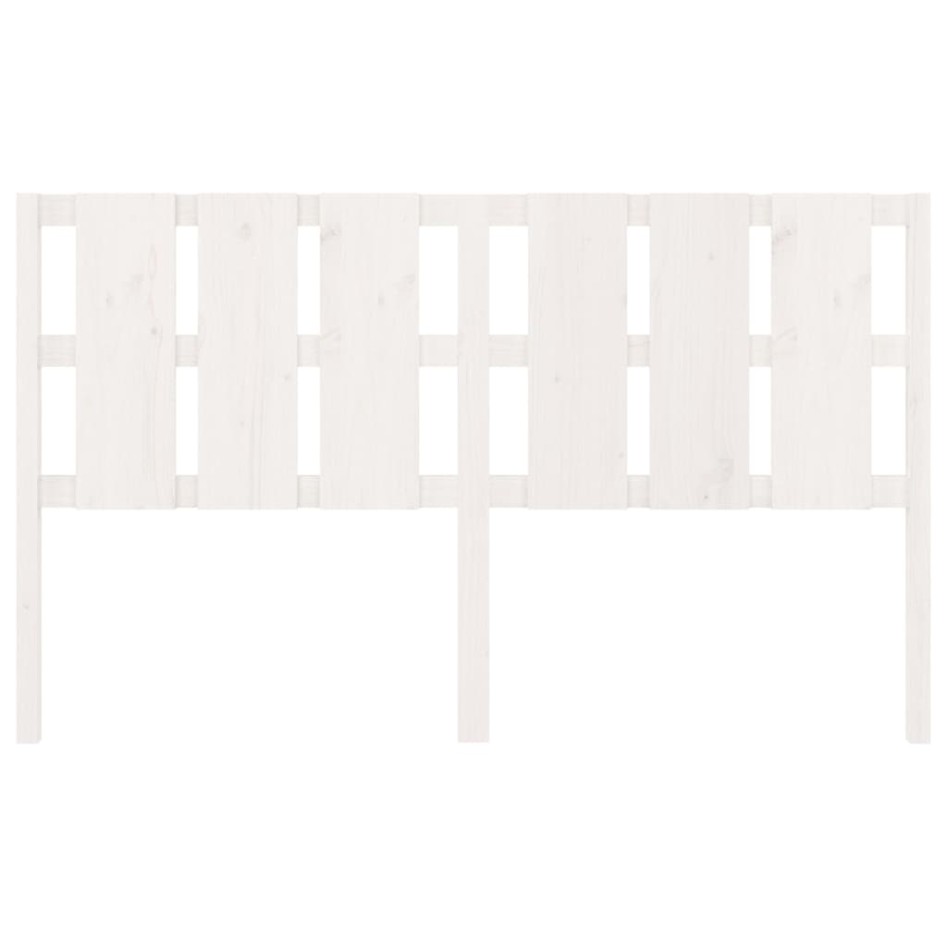 Cabecero de cama madera maciza de pino blanco 165,5x4x100