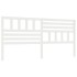 Cabecero de cama madera maciza de pino blanco 206x4x100