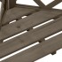 Enrejado de esquina madera maciza de abeto gris 50x50x145
