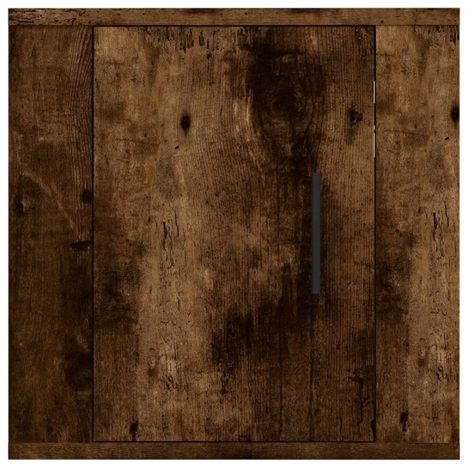 Muebles para TV de pared 2 uds roble ahumado 40x34,5x40