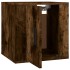 Muebles para TV de pared 2 uds roble ahumado 40x34,5x40