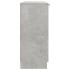 Aparador de madera contrachapada gris hormigón 90,5x30x70