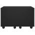 Mesa de centro madera contrachapada negro 60x60x38