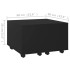 Mesa de centro madera contrachapada negro 60x60x38