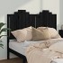 Cabecero de cama madera maciza de pino negro 146x4x110