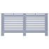 Cubierta para radiador MDF gris antracita 172x19x81,5
