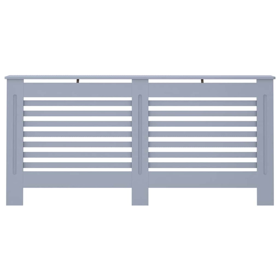 Cubierta para radiador MDF gris antracita 172x19x81,5
