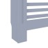 Cubierta para radiador MDF gris antracita 172x19x81,5