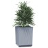 Jardineras 2 unidades polipropileno gris claro 30x30x37