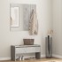 Set de muebles de recibidor madera contrachapada gris