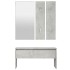 Set de muebles de recibidor madera contrachapada gris