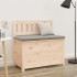 Banco de madera maciza de pino 80x41x77