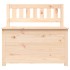 Banco de madera maciza de pino 80x41x77