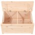 Banco de madera maciza de pino 80x41x77