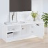 Mueble de TV madera contrachapada blanco 102x35,5x36,5