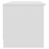 Mueble de TV madera contrachapada blanco 102x35,5x36,5