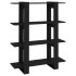 Estantería/divisor de espacios negro 100x30x123,5