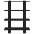 Estantería/divisor de espacios negro 100x30x123,5