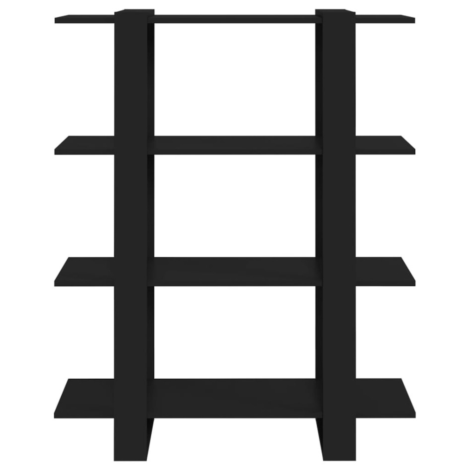 Estantería/divisor de espacios negro 100x30x123,5