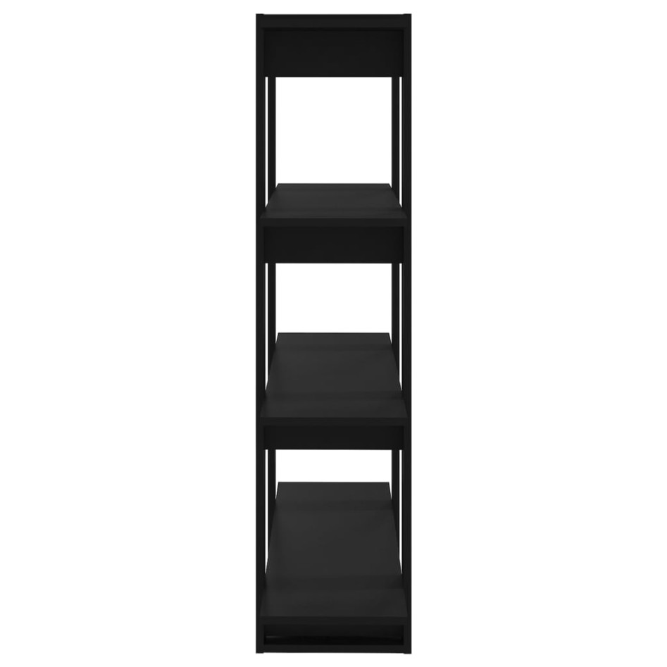 Estantería/divisor de espacios negro 100x30x123,5