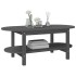 Mesa de centro de madera maciza de pino gris 110x55x45