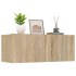 Muebles de TV 2 uds madera ingeniería roble Sonoma 80x30x30