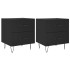 Mesitas de noche 2 uds madera ingeniería negro 40x35x47,5