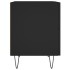 Mesitas de noche 2 uds madera ingeniería negro 40x35x47,5