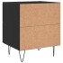 Mesitas de noche 2 uds madera ingeniería negro 40x35x47,5
