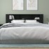 Mueble cabecero negro 200x18,5x104,5