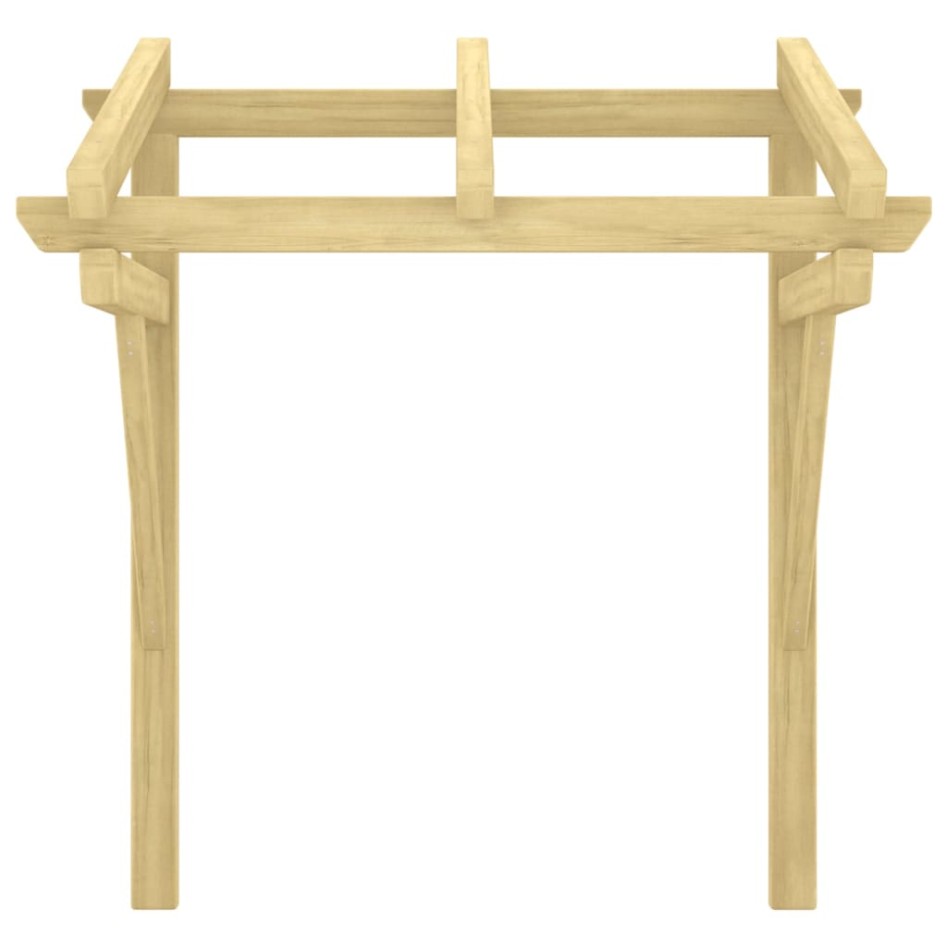 Marquesina para puerta madera pino impregnada 100x100x80