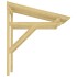 Marquesina para puerta madera pino impregnada 100x100x80
