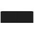 Armario de pared madera contrachapada negro 100x36,5x35