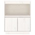 Aparador de madera maciza de pino blanco 60x34x75