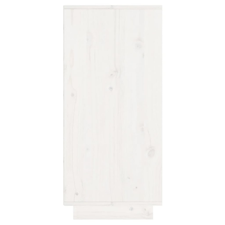 Aparador de madera maciza de pino blanco 60x34x75