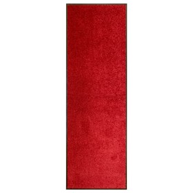Felpudo lavable rojo 60x180