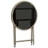 Mesa de centro de ratán sintético y vidrio templado beige 60