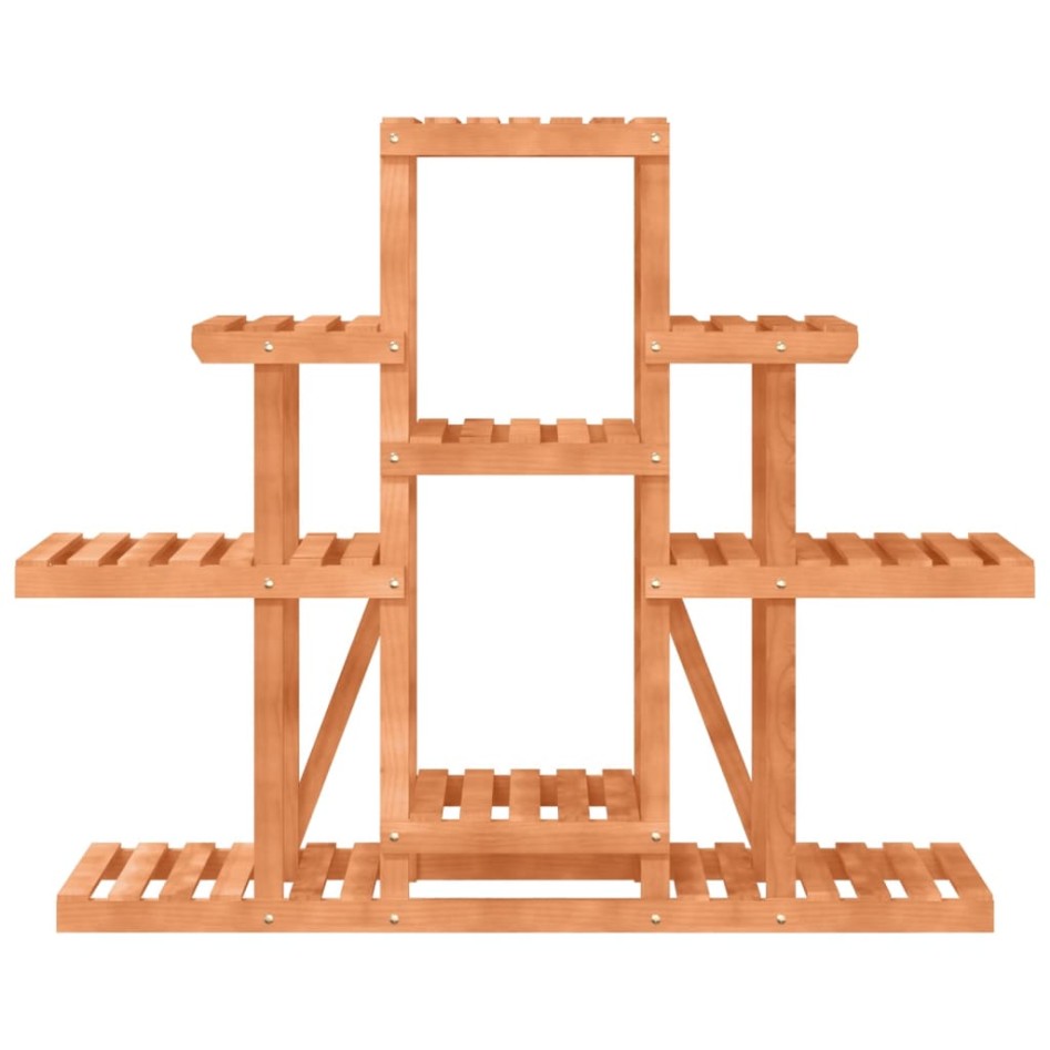 Soporte para flores madera maciza abeto 110x25x96