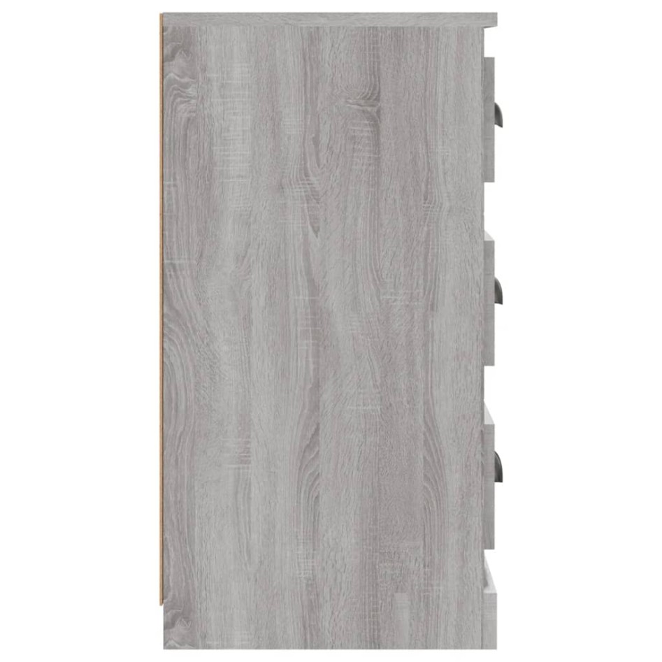Aparador de madera contrachapada gris Sonoma 70x35,5x67,5