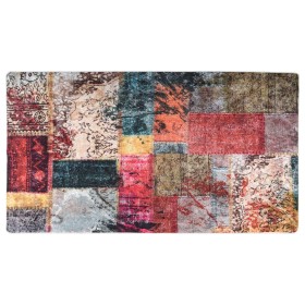 Alfombra lavable patchwork antideslizante multicolor 190x300